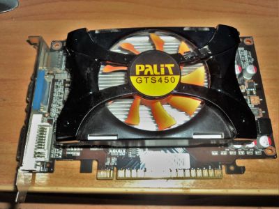 Лот: 8536694. Фото: 1. Palit GeForce GTS450 1Гб. Видеокарты