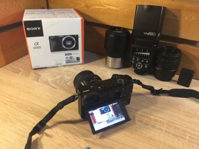 Лот: 18735792. Фото: 1. Фотоаппарат Sony Alpha ilce-6000... Цифровые зеркальные