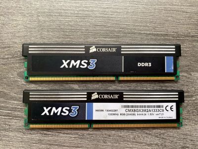 Лот: 16471392. Фото: 1. Corsair XMS3 CMX8GX3M2A1333C9... Оперативная память