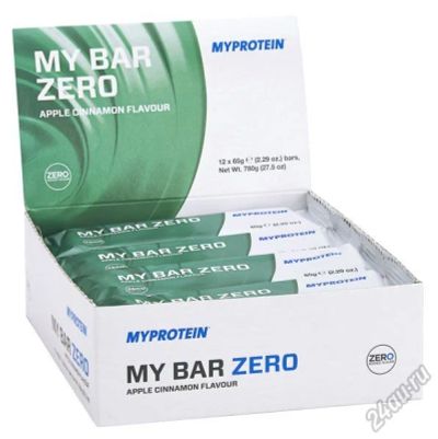 Лот: 6241660. Фото: 1. MyProtein MyBar Zero 65g - протеиновые... Спортивное питание, витамины