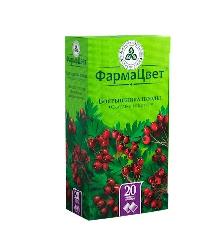Лот: 23986482. Фото: 1. Боярышник плоды ф п 3г №20. Лекарства