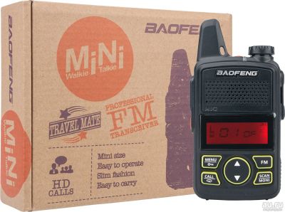 Лот: 14993091. Фото: 1. Рация Baofeng BF-T1 mini I UHF... Рации, радиостанции