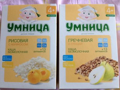 Лот: 5862146. Фото: 1. Умница каши БЕЗмолочные. Детское питание
