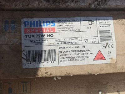 Лот: 20413221. Фото: 1. Лампа бактерицидная philips TUV... Оборудование
