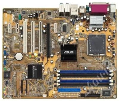 Лот: 227044. Фото: 1. S775 DDR1 PCI-E Asus P5GD1PRO... Материнские платы