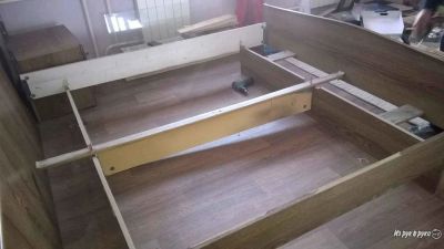 Лот: 9185324. Фото: 1. Двухспальная кровать. Кровати