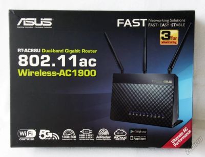 Лот: 5567650. Фото: 1. Беспроводной маршрутизатор ASUS... Маршрутизаторы (роутеры)
