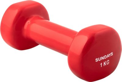 Лот: 25591025. Фото: 1. Гантель 1кг Sundays Fitness IR92005... Гантели