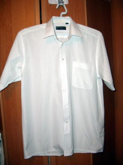 Лот: 1986815. Фото: 1. Нарядная белая мужская сорочка... Рубашки