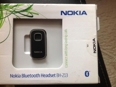 Лот: 6325106. Фото: 1. Bluetooth гарнитура Nokia BH-213. Красноярск