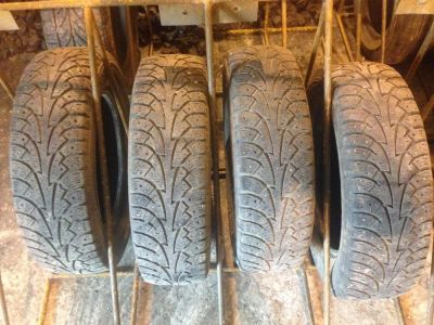 Лот: 10078775. Фото: 1. Четыре Зимних колеса Hankook WinterIPike... Шины