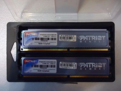 Лот: 6789106. Фото: 1. Оперативная память 1024 Mb Patriot... Оперативная память