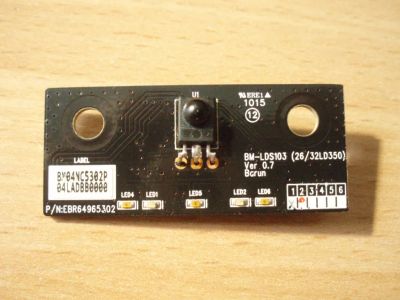 Лот: 25063958. Фото: 1. Модуль IR/LED BM-LDS103, EBR64965302... Запчасти для телевизоров, видеотехники, аудиотехники