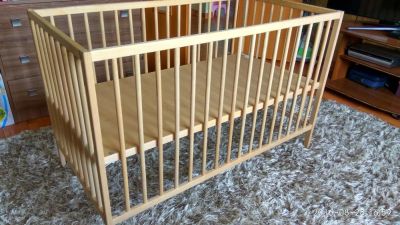 Лот: 8145756. Фото: 1. Кроватка "IKEA". Детские кровати и кроватки
