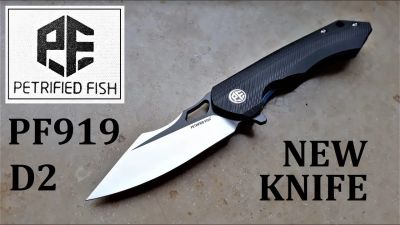 Лот: 17124449. Фото: 1. нож флиппер Petrified Fish PF... Ножи, топоры