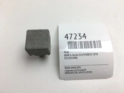 Лот: 20392997. Фото: 1. Реле Bmw 6-Series 1978 0332014406... Электрооборудование