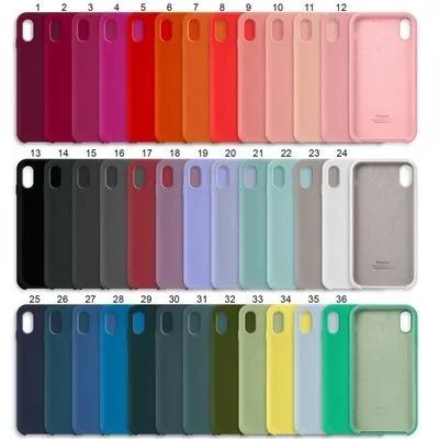 Лот: 17328544. Фото: 1. Silicone Case iPhone Xs. Чехлы, бамперы