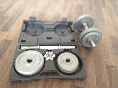 Лот: 7174628. Фото: 1. Гантели 2 по 10 кг. Гантели