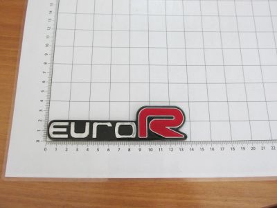 Лот: 12630854. Фото: 1. Эмблема шильдик Euro R для автомобилей... Детали тюнинга