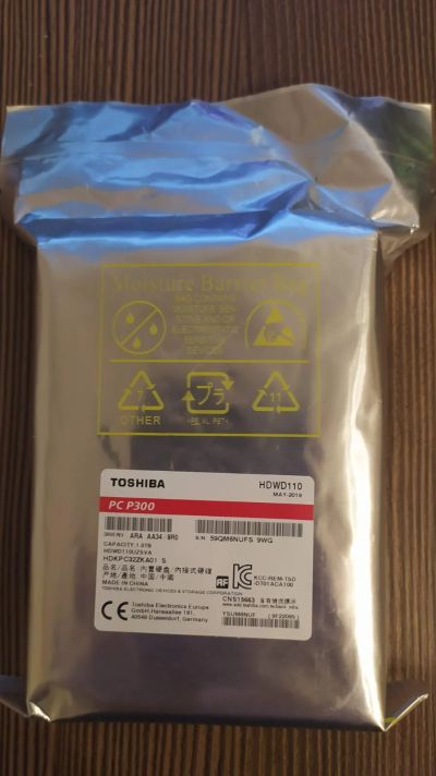 Лот: 17891466. Фото: 1. Жесткий диск Toshiba PC P300 1Tb... Жёсткие диски (HDD)