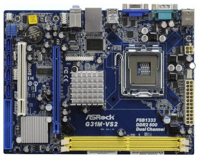 Лот: 6454089. Фото: 1. Материнская плата G31M-VS2 LGA755... Материнские платы