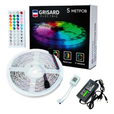 Лот: 24956740. Фото: 1. Светодиодная лента Grisard Electric... Светодиодная подсветка