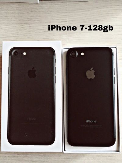 Лот: 10335912. Фото: 1. Iphone 7 128гб black. Смартфоны