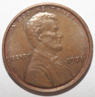 Лот: 8378847. Фото: 1. 1 цент 1971 год. США. Америка