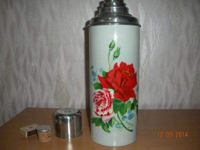 Лот: 4517398. Фото: 1. Термос китайский. Кружки, стаканы, бокалы