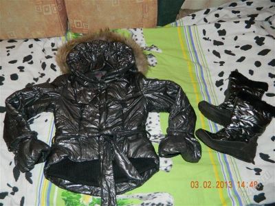 Лот: 2477588. Фото: 1. Куртка на синтепоне размер 42-44-46. Верхняя одежда