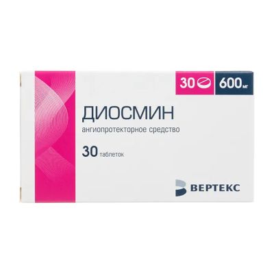 Лот: 23983911. Фото: 1. Диосмин-Вертекс таб.п о плен... Лекарства