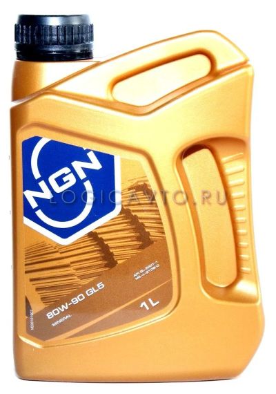 Лот: 12955955. Фото: 1. NGN Mineral, 80W-90, GL-4, 1L. Масла, жидкости