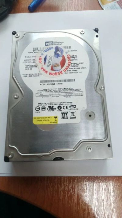 Лот: 17739507. Фото: 1. Жесткий диск Western Digital 250Gb. Жёсткие диски (HDD)