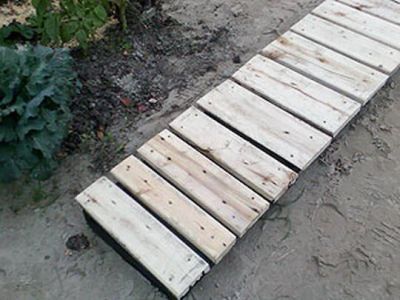 Лот: 6000924. Фото: 1. Садовая дорожка из дерева сибирской... Всё для ландшафта