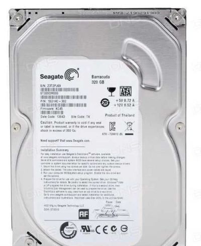 Лот: 19253176. Фото: 1. Жесткий диск HDD 320Gb SATA III... Жёсткие диски