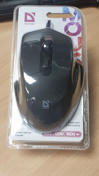 Лот: 20977485. Фото: 1. Мышь USB, новая. Defender MB-347... Клавиатуры и мыши