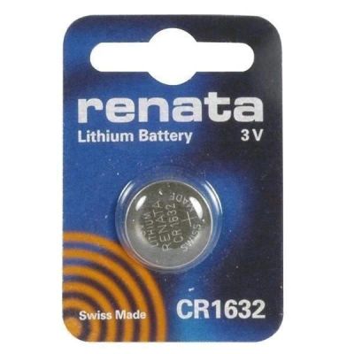 Лот: 14551373. Фото: 1. Батарейка CR1632 Renata 1шт... Батарейки, аккумуляторы, элементы питания