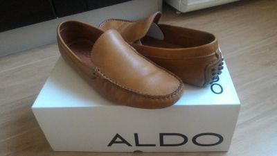 Лот: 8311540. Фото: 1. Мокасины ALDO, кожа, размер 44... Мокасины