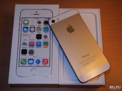 Лот: 9029454. Фото: 1. Apple iPhone 5S (Айфон 5S), Gold... Смартфоны