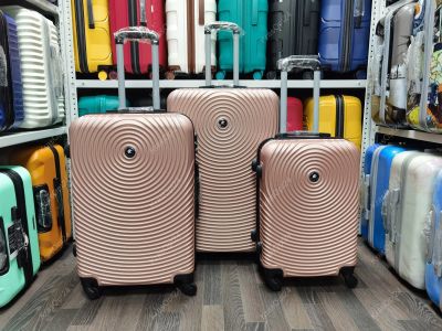 Лот: 16355151. Фото: 1. Чемодан Средний ABS plastic "Перламутровый... Чемоданы и сумки дорожные