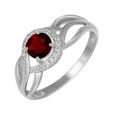 Лот: 23869835. Фото: 1. Серебряное кольцо с ювелирным... Кольца, перстни