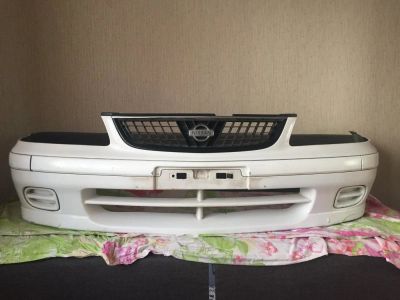 Лот: 11386438. Фото: 1. Бампер nissan sunny fb15 дорестайл. Кузов