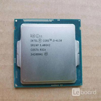 Лот: 24700788. Фото: 1. Процессор Intel Core i3 -4130... Процессоры
