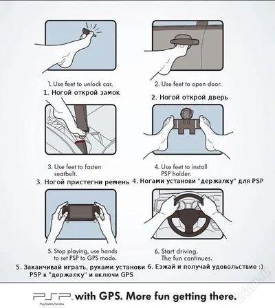 Лот: 31075. Фото: 1. для PSP Slim GPS навигатор (фото... Игровые приставки, консоли