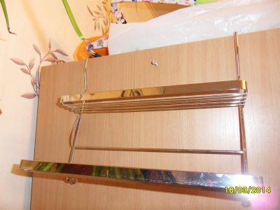 Лот: 3846863. Фото: 1. Двухъярусная полочка на кухню... Другое (кухонная мебель)