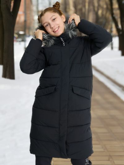 Лот: 23958571. Фото: 1. Пальто утепленное для девочек... Другое (спортивная одежда)
