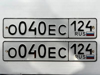 Лот: 24253382. Фото: 1. гос номер О 040 ЕС 124. Госномера
