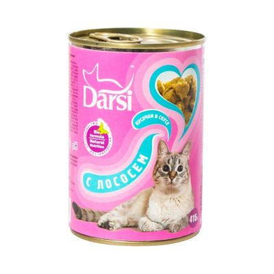 Лот: 10398903. Фото: 1. Корм Darsi Для Кошек С Лососем... Корма