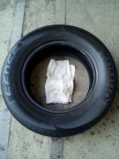 Лот: 9790887. Фото: 1. Колеса R15 205*65 4 шт. Шины