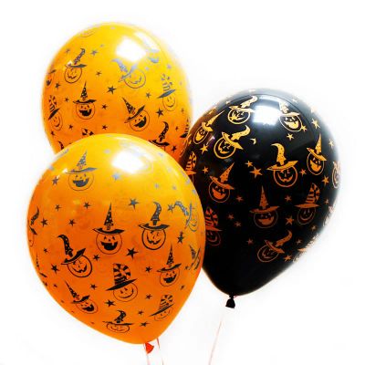 Лот: 8380792. Фото: 1. Гелиевые шары на Хелоуин для запуска. Воздушные шары